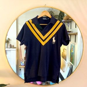 Big Pony Cricket Stripe Polo by Ralph Lauren